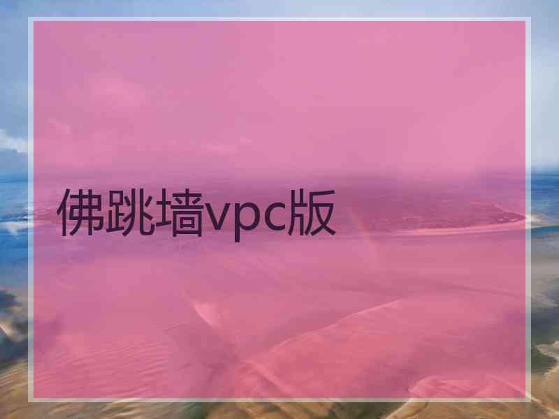 佛跳墙vpc版