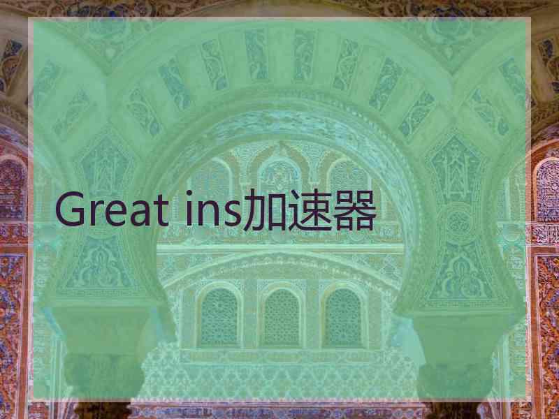 Great ins加速器