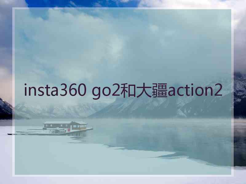 insta360 go2和大疆action2
