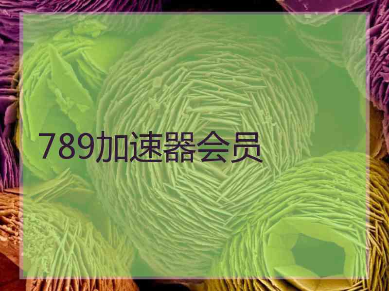 789加速器会员